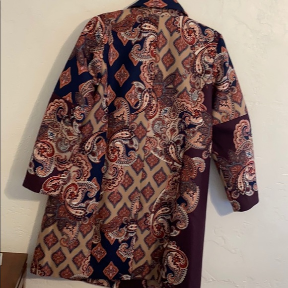 Chico’s Drama Coat Jacket - Picture 7 of 9